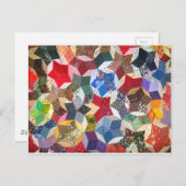 Quilt Fabric Postkarte (Vorne/Hinten)