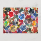 Quilt Fabric Postkarte (Vorderseite)
