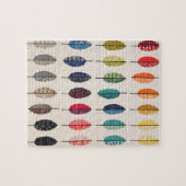 Quilt Feather Puzzle (Horizontal)