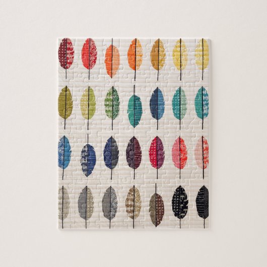 Quilt Feather Puzzle (Vertikal)
