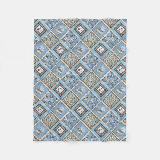 Quilt Fleecedecke (Vorderseite)