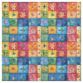 Quilt Floral Pattern-Papel Picado Patchwork Stoff (Muster)