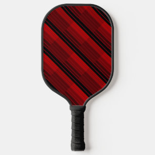 Quilt für rotes und schwarzes geometrisches Patchw Pickleball Schläger