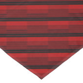 Quilt für rotes und schwarzes geometrisches Patchw Tischdecke (Schrägansicht)