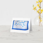 Quilt-Geschenkkarte Karte (Gelbe Blume)