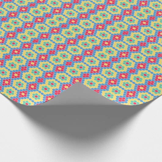 Quilt Geschenkpapier (Ecke)