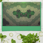 Quilt Green Geschirrtuch (Gefaltet)