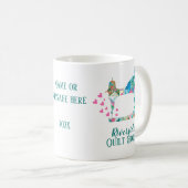Quilt Group Quilting Club Individuelle Name Kaffeetasse (VorderseiteRechts)