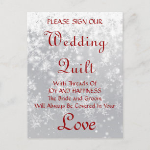 Quilt Guestbook Postkarte