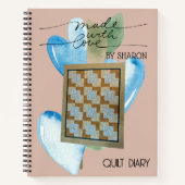 Quilt Hobby-Projekte Notizblock (Vorderseite)
