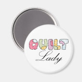 QUILT Lady Magnet (Vorderseite/Rückseite)