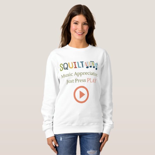 QUILT LEBEN! Sweatshirt (Vorne ganz)