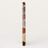Quilt | LeMoyne Star Antikes Patchwork Case-Mate iPhone Hülle (Hinten/Links)