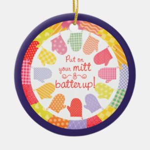 Quilt-Liebhaber Backofen Mitte Backen Weihnachtssc Keramikornament