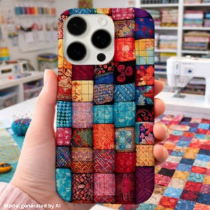 Quilt-Liebhaber-Design - Patchwork-Kunst iPhone 16 Pro Hülle