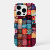Quilt-Liebhaber-Design - Patchwork-Kunst iPhone Hülle (Rückseite)