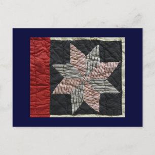 QUILT LINE-Lone Star- Postkarte
