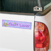 Quilt Lover Dog Autoaufkleber (Auf Lkw)