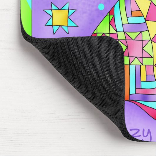 Quilt Lover Dog Mousepad (Ecke)