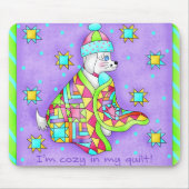 Quilt Lover Dog Mousepad (Vorne)