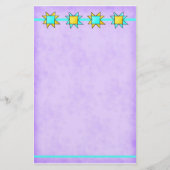 Quilt Lover Dog-Papier, kundenspezifisch Briefpapier (Vorderseite)