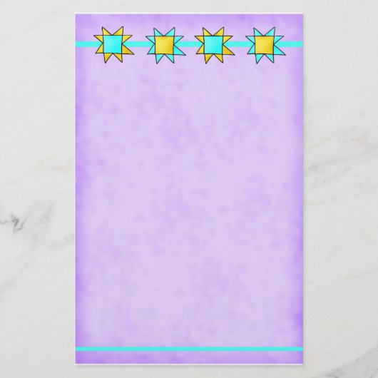 Quilt Lover Dog-Papier, kundenspezifisch Briefpapier (Vorderseite)