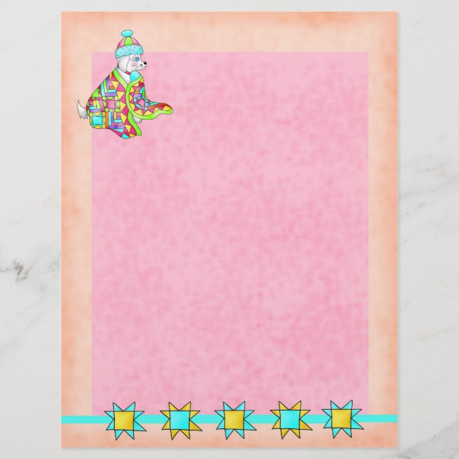 Quilt Lover Letterhead individuell anpassbar (Vorderseite)