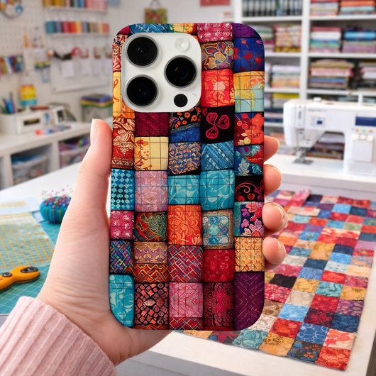 Quilt Lover's Design - Patchwork Art iPhone Hülle