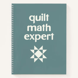 Quilt-Mathematik-Experte Graphikpapier für Quilter Notizblock