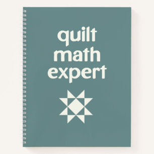 Quilt-Mathematik-Experte Graphikpapier für Quilter Notizblock