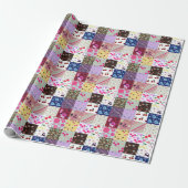 Quilt meiner Muster klein Geschenkpapier (Ungerollt)