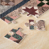 Quilt mit geometrischen Formen Puzzle (Seite)