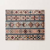 Quilt mit geometrischen Formen Puzzle (Horizontal)