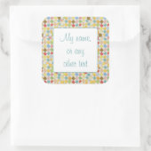 QUILT MOSAIC 3" Square Matte Stickers (Tasche)
