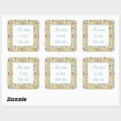 QUILT MOSAIC 3" Square Matte Stickers (Blatt)