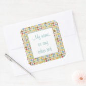 QUILT MOSAIC 3" Square Matte Stickers (Umschlag)