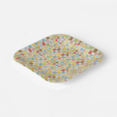 QUILT MOSAIC 7" Square Paper Teller (Gewinkelt)