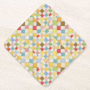 QUILT MOSAIC Diamond Paper Untersetzer