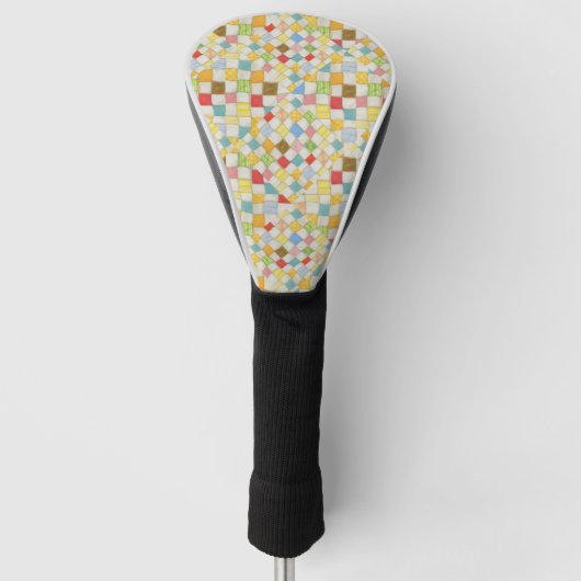 QUILT MOSAIC Golf Driver Cover Headcover (Vorderseite)