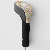 QUILT MOSAIC Golf Driver Cover + Initial Headcover (angewinkelt)
