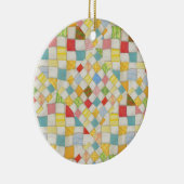 QUILT MOSAIC Keramik Circle Ornament (Rechts)