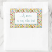 QUILT MOSAIC Rectangle Matt Stickers (Tasche)