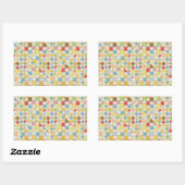 QUILT MOSAIC Rectangle Stickers (Blatt)