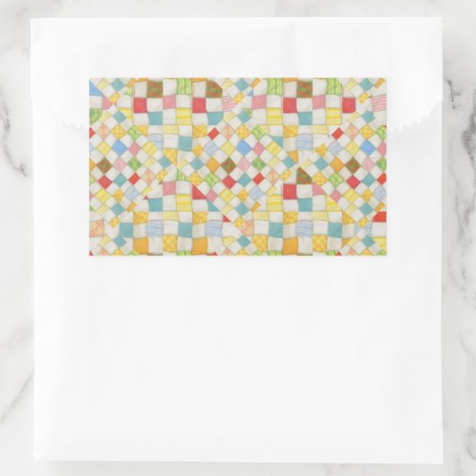 QUILT MOSAIC Rectangle Stickers (Tasche)