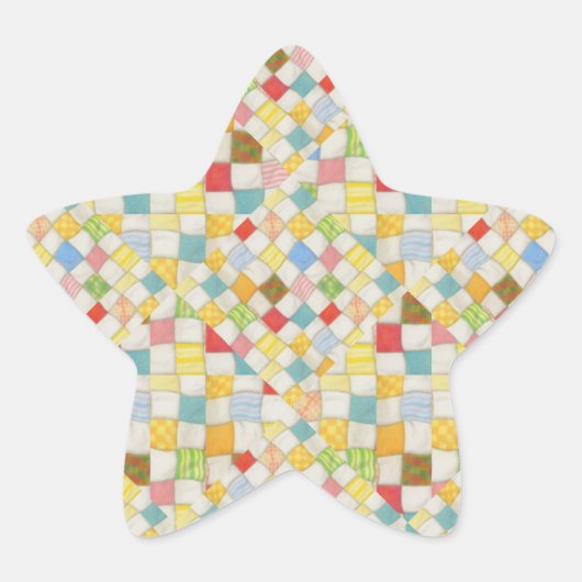 QUILT MOSAIC Star Stickers (Vorderseite)