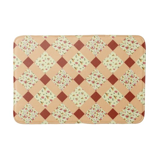 QUILT-MUSTER BADEMATTE (Vorderseite)