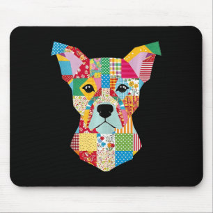 Quilt-Muster-Hund zum Beenden von Lover Quilter Se Mousepad
