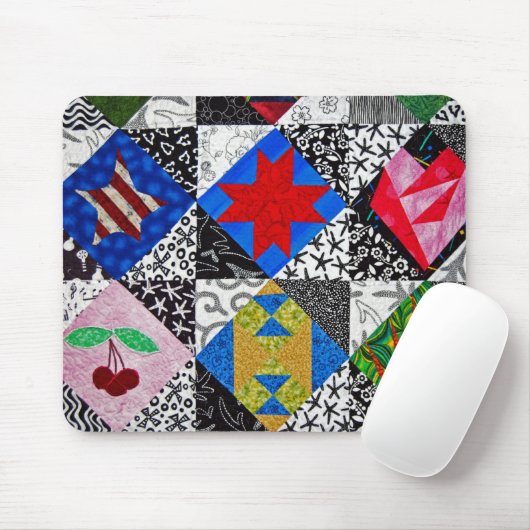 Quilt-Muster Mousepad (Mit Mouse)
