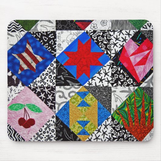 Quilt-Muster Mousepad (Vorne)