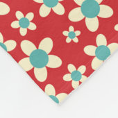 Quilt nahtloses Muster. Vintages Patchwork-Backgro Fleecedecke (Ecke)